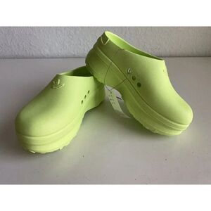 Adidas Adifom Stan Mule Casual Slip On Shoes Lucid Lemon Green IE7050 Women’s 8
